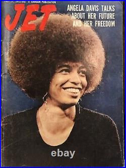 1972 Jet Magazine Black Panthers Angela Davis Talks About Her Freedom