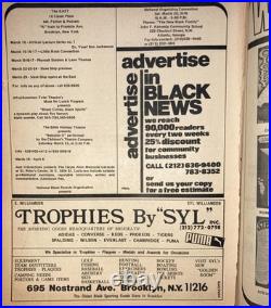 1974 BLACKNEWSAfrican American PeriodicalAmiri BarakaSlave ShipArt+ Brooklyn