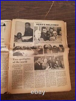 1974 Muhammad Speaks Newspaper Nation of Islam Black History Chicago Ali Front