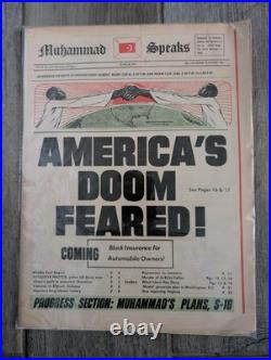 1975 Muhammad Speaks Newspaper Nation of Islam Black History Chicago Rights