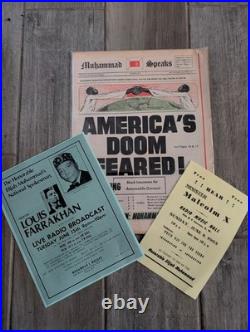 1975 Muhammad Speaks Newspaper Nation of Islam Black History Chicago Rights 1975 Muhammad Speaks Newspaper Nation of Islam Black History Chicago Rights