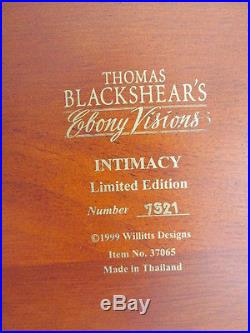 1999 Thomas Blackshear's Ebony Visions Intimacy Figurine Ltd Ed