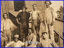 19th C. Antique African American Cabinet Card Photo Occupational
