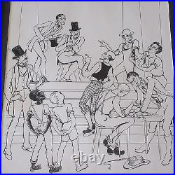 19th To 20th Century Black Americana Drawing Illustration Collection Show Play