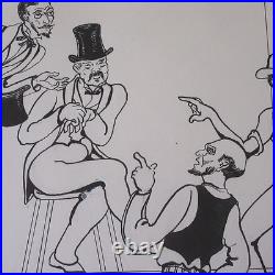 19th To 20th Century Black Americana Drawing Illustration Collection Show Play