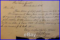 2 1862 CIVIL War Letter Confederate States War Depart A. L. Rives Slave Richmond