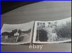 2 African American Man Gun Alcatraz Lakes Woods 50's 60's B&W Photograph Rare