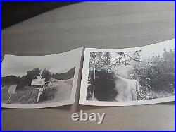 2 African American Man Gun Alcatraz Lakes Woods 50's 60's B&W Photograph Rare