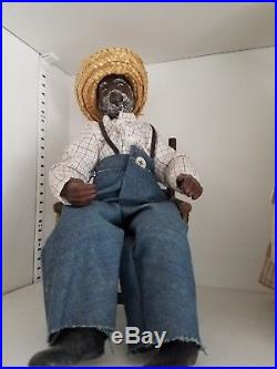2 Black Dolls African American, Vintage antique VERY RARE QUINCY SCARBOROUGH