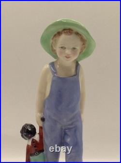 2 Rare Royal Doulton Figurines Black Americana Bunnykins Pajamas