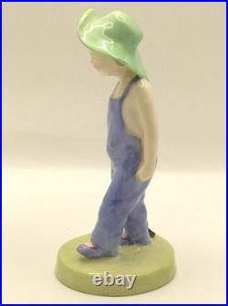 2 Rare Royal Doulton Figurines Black Americana Bunnykins Pajamas