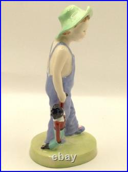 2 Rare Royal Doulton Figurines Black Americana Bunnykins Pajamas