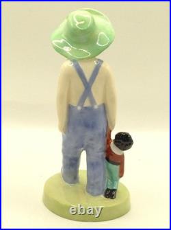 2 Rare Royal Doulton Figurines Black Americana Bunnykins Pajamas