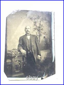 2 XXX RARE EARLY 1800's Tintype & late 1800 AFRICAN AMERICAN MAN PHOTO LOT