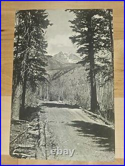 2 original 1914 W. T. Parke 9 x 13 photo prints of Estes Park & Mt. Ypsilon