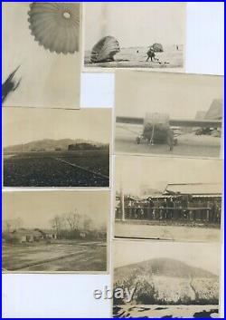 200+Vtg. Snapshot photos. 11th AIRBORNE DIVISION JUMP SCH. YAMAGATA, JAPAN. 1947