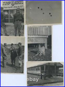 200+Vtg. Snapshot photos. 11th AIRBORNE DIVISION JUMP SCH. YAMAGATA, JAPAN. 1947