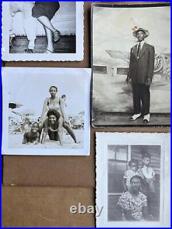 22 Vintage 1900-1961 African American Photographs Photo Booth, Military, Etc
