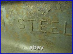 23 Pound Steel Railroad Train Track Rail Doorstop Art Statue Sculpture Toy Anvil