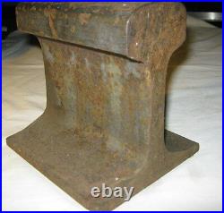 23 Pound Steel Railroad Train Track Rail Doorstop Art Statue Sculpture Toy Anvil