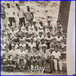 28th Street YMCA Los Angeles 1953 Group Photo Camp Big Pines Black Americana