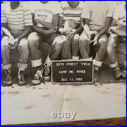 28th Street YMCA Los Angeles 1953 Group Photo Camp Big Pines Black Americana