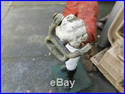 2x Antique 1900-20's Horse Lawn Jockey, Cast Iron withPaint 46 MATCHED PAIR LOOK