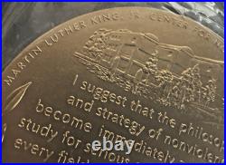 3 Dr. Martin Luther King, Jr. & Coretta Scott King Bronze Replica Medal sealed