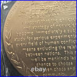 3 Dr. Martin Luther King, Jr. & Coretta Scott King Bronze Replica Medal sealed