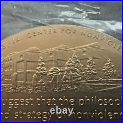 3 Dr. Martin Luther King, Jr. & Coretta Scott King Bronze Replica Medal sealed