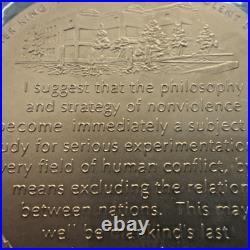 3 Dr. Martin Luther King, Jr. & Coretta Scott King Bronze Replica Medal sealed