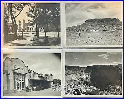 30 Vintage 1930's Edward Kemp New Mexico Photograph Lot, Taos, Harvey House, Puye