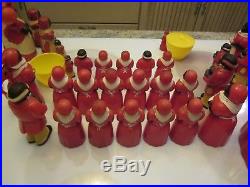 31pcs AUNT JEMIMA SPICE SET COOKIE JAR SHAKERS C&S SYRUP F & F MOLD & DIE WORKS