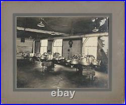 4 Mounted Photos Hat Moulding Machines Gage Hat Co. Factory Chicago Original