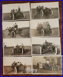 8 Original Photos Texas 1913-15 MODEL 32 Touring Soft-Top HUPMOBILE Car Pictures