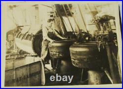 9 VINTAGE 1920s 8x10 COMMERCIAL LAUNDRY PHOTOS! GASTONIA, NC! ORIGINAL ALBUM