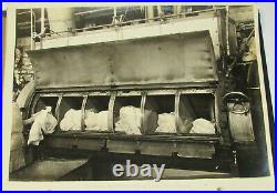 9 VINTAGE 1920s 8x10 COMMERCIAL LAUNDRY PHOTOS! GASTONIA, NC! ORIGINAL ALBUM