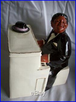 A Little Company Fats The Piano Player Cookie Jar Black Americana Limited Ed