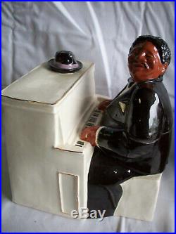 A Little Company Fats The Piano Player Cookie Jar Black Americana Limited Ed