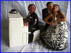 A Little Company Fats The Piano Player Cookie Jar Black Americana Limited Ed