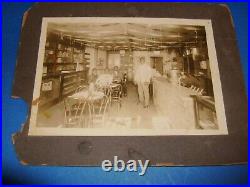 AFRICAN AMERICAN BAR CLUB INTERIOR 1920's PHOTOGRAPH AMERICANA FOLK