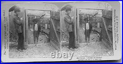 AFRICAN AMERICAN BOY SLAVERY HISTORY STEREO CARD BY H. C. WHITE & Co DATED 1901