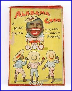 ALABAMA COON GAME BY J W SPEAR & SONS, LONDON/BAVARIA EARLY 1900s MINSTREL