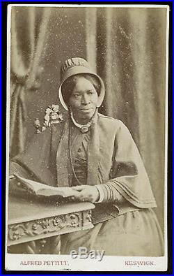 AMANDA BERRY SMITH FORMER SLAVE BLACK EVANGELIST ANTI SLAVERY ENGLAND CDV PHOTO
