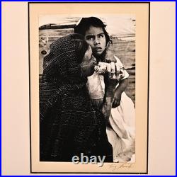 ANTHONY ALMEIDA Original Vintage Signed Humanitarian Silver Gelatin Photo Print