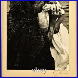 ANTHONY ALMEIDA Original Vintage Signed Humanitarian Silver Gelatin Photo Print