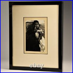 ANTHONY ALMEIDA Original Vintage Signed Humanitarian Silver Gelatin Photo Print