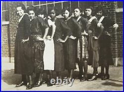 ANTIQUE 1920s AFRICAN AMERICAN BUFFALO NY VAMP GIRLS TEENS FUN FLAPPERS PHOTO