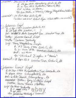 Adorable 1909 Vernon Riegel & Sheppie XL Cab Card Genealogy Research Included