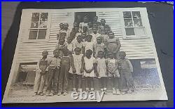 African American 1947 Zion Grove School Coca Cola KY B&W Photograph 8x10 Class